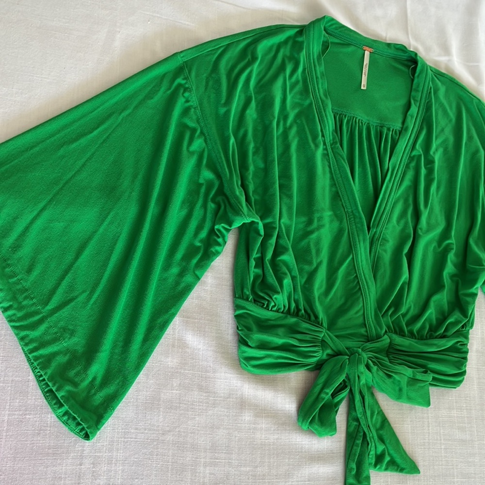 Authentic Free People Thats A Wrap Top Xs View 3